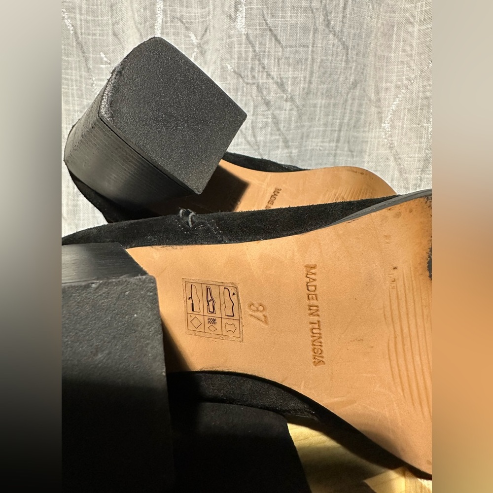 Free People Riley Whipstitch Tall Boots, 3” heel, Size 37/ 7 US EUC - Picture 8 of 12